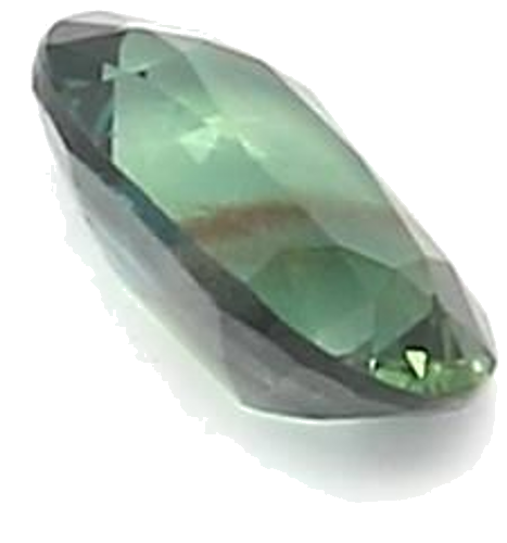0.38 carat GREEN BRILLIANTSTEP cut Oval Safyras (1)