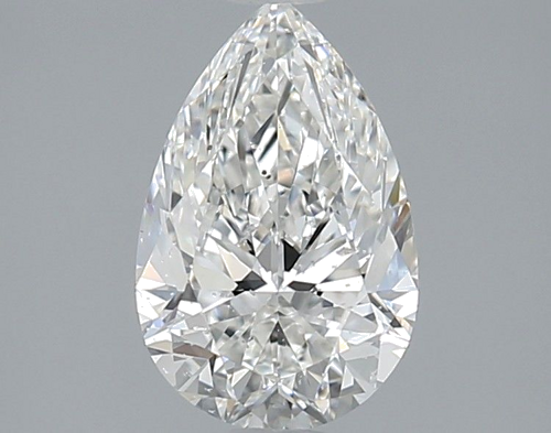 1.5 carat G-SI2 Natūralus Pear Deimantas (1)