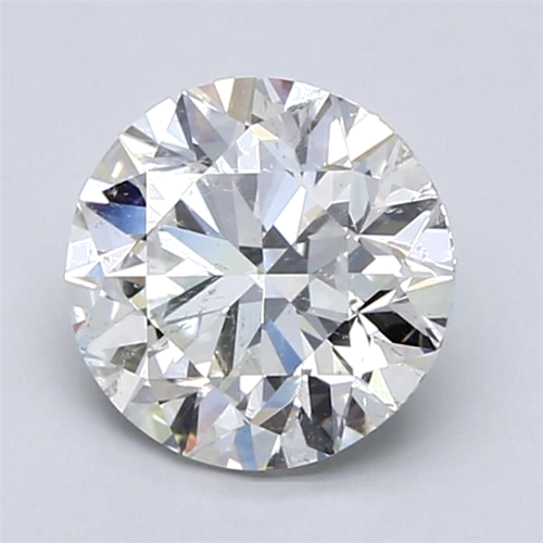 2.04 carat F-SI2 Very Good cut Natūralus Round Deimantas (1)