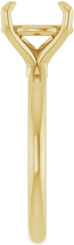 Sužadėtuvių Žiedas 585 Geltonojo Aukso Round 9.4mm (2)