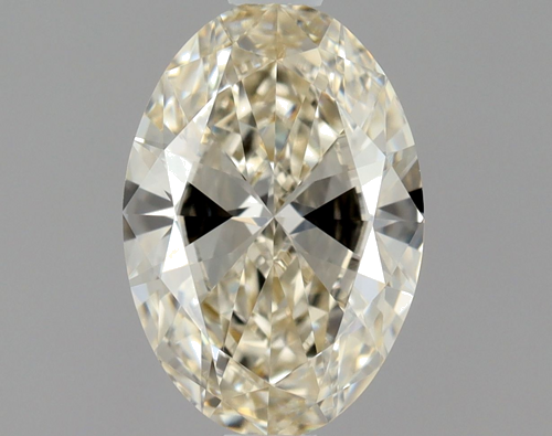0.9 carat K FAINT BROWN-VVS1 Natūralus Oval Deimantas (1)