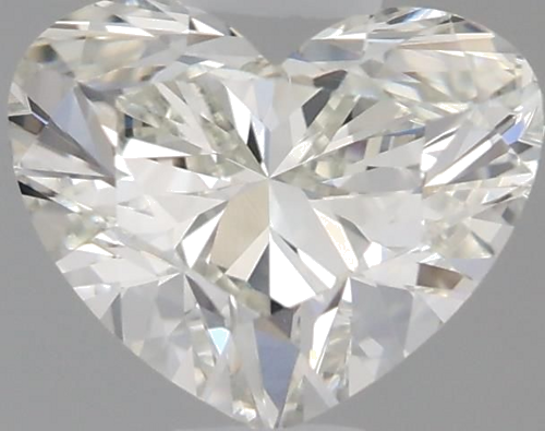 0.49 carat J-VS1 Natūralus Heart Deimantas (1)