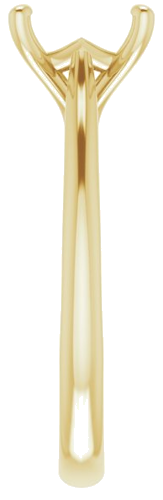 Sužadėtuvių Žiedas „Solitaire“ 585 Geltonojo Aukso Square 6.5mm (4)