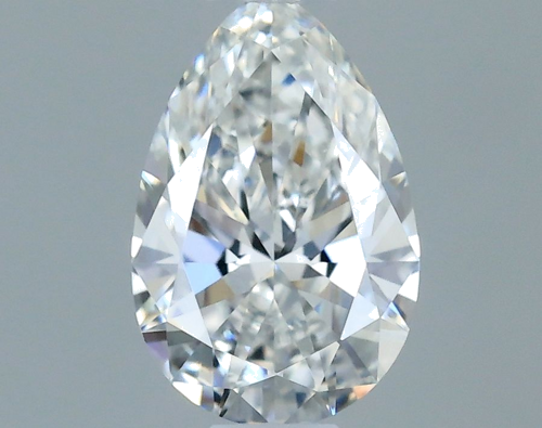0.33 carat F-VVS2 Natūralus Pear Deimantas (1)
