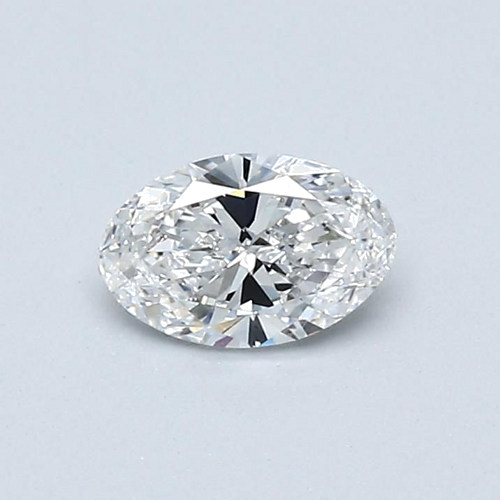 0.37 carat E-VVS2 Natūralus Oval Deimantas (1)