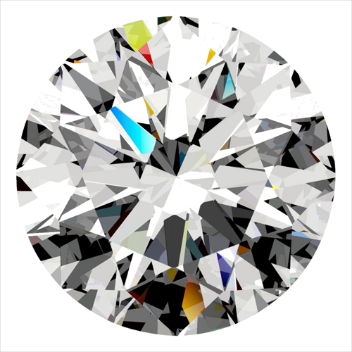 0.3 carat E-VVS2 Excellent cut Natūralus Round Deimantas (1)