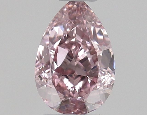 0.15 carat Fancy Intense Pink-VS1 Natūralus Pear Deimantas (1)