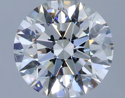 0.74 carat F-VVS1 Excellent cut Natūralus Round Deimantas (1)