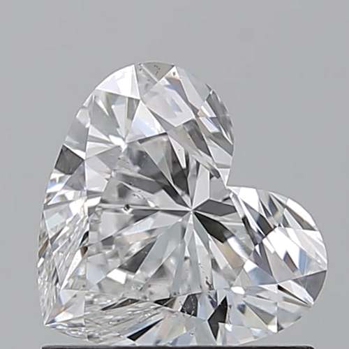 0.91 carat E-SI1 Natūralus Heart Deimantas (1)