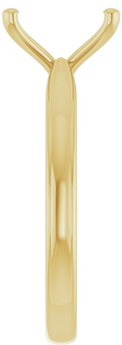 Sužadėtuvių Žiedas 14k yellow gold Elongated Cushion 9mm x 7mm (4)