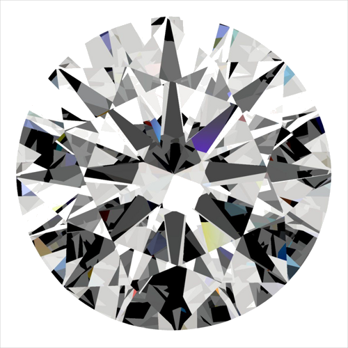 0.33 carat H-VVS2 Excellent cut Natūralus Round Deimantas (1)