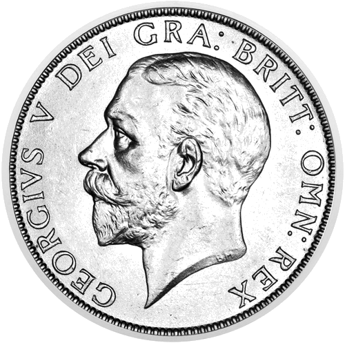 1 Florin George V (1927–1936) United Kingdom Silver Coin (Type 3) (1)