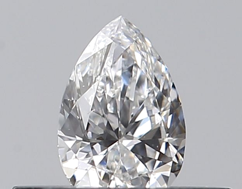 0.25 carat E-VVS2 Natūralus Pear Deimantas (1)