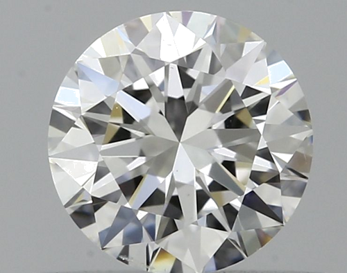 0.5 carat F-SI1 Excellent cut Natūralus Round Deimantas (1)