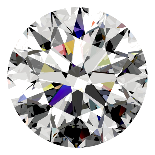 0.33 carat E-VS1 Excellent cut Natūralus Round Deimantas (1)