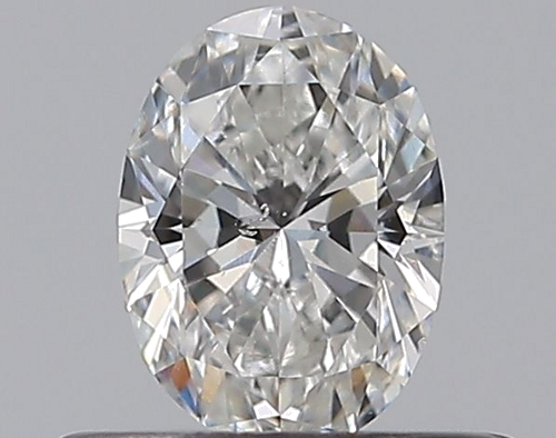 0.4 carat F-SI1 Natūralus Oval Deimantas (1)