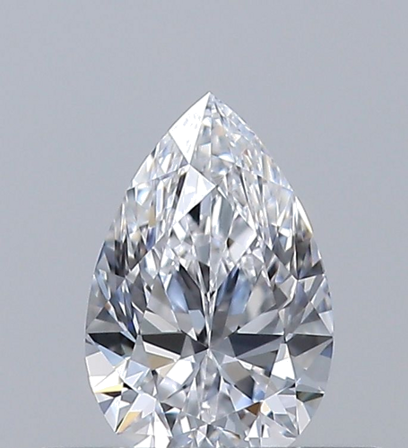 0.31 carat D-IF Natūralus Pear Deimantas (1)