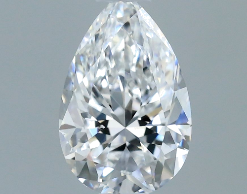 0.4 carat D-VVS2 Natūralus Pear Deimantas (1)