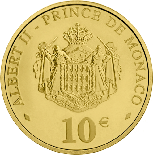 2005 Monaco Albert II/Rainier III 10 Euro gold coin (2)