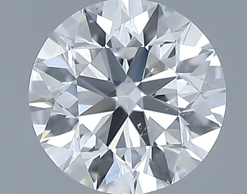 0.53 carat F-SI1 Excellent cut Natūralus Round Deimantas (1)