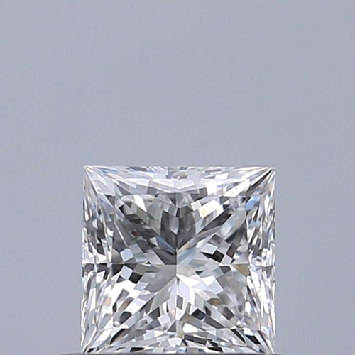 0.46 carat D-VVS1 Natūralus Princess Deimantas (1)