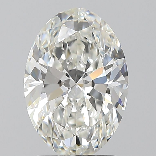 2.02 carat H-SI1 Natūralus Oval Deimantas (1)