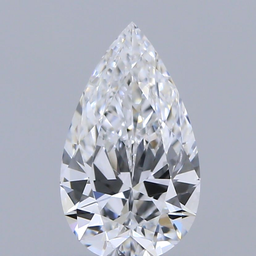 0.6 carat F-SI1 Natūralus Pear Deimantas (1)