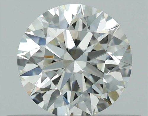 0.41 carat I-VVS1 Excellent cut Natūralus Round Deimantas (1)