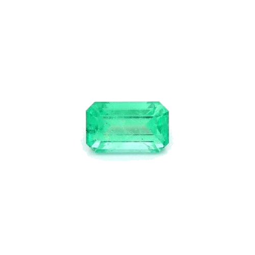 0.79 carat GREEN STEP cut Octagonal Smaragdas (1)