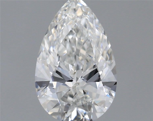 0.53 carat F-VS1 Natūralus Pear Deimantas (1)