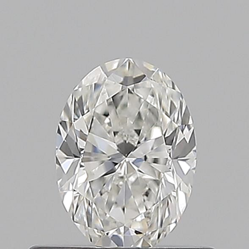 0.5 carat F-VVS2 Natūralus Oval Deimantas (1)