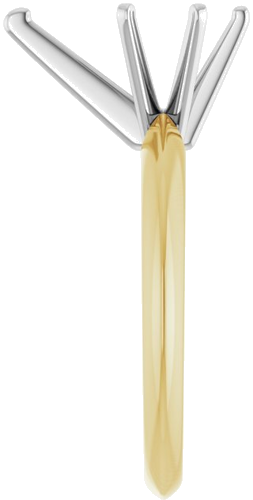 14K Yellow White 11.5x7 mm Pear Engagement Ring Mounting (4)