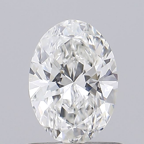 0.6 carat F-VVS2 Natūralus Oval Deimantas (1)