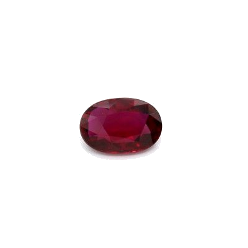 0.89 carat RED BRILLIANTSTEP cut Oval Rubinas (1)