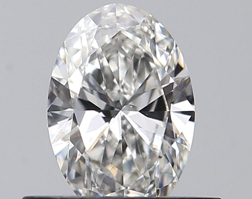 0.46 carat E-VVS1 Natūralus Oval Deimantas (1)