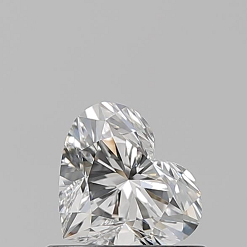 0.55 carat F-VVS2 Natūralus Heart Deimantas (1)