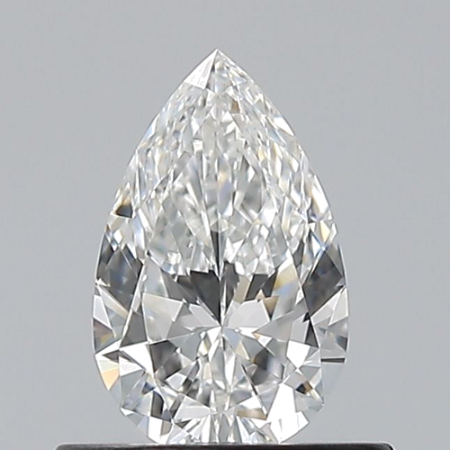 0.5 carat E-IF Natūralus Pear Deimantas (1)