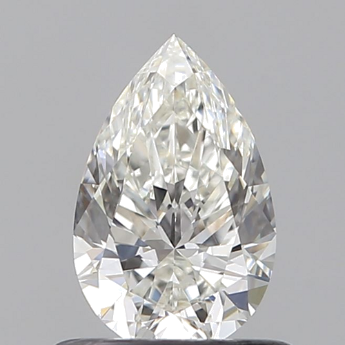 0.6 carat H-VS1 Natūralus Pear Deimantas (1)