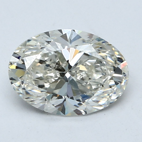 1.5 carat H-SI1 Natūralus Oval Deimantas (1)