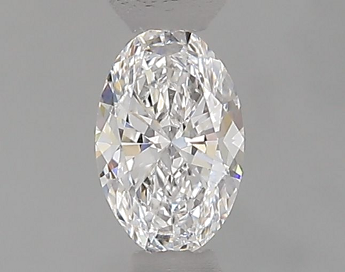 0.4 carat D-VVS2 Natūralus Oval Deimantas (1)
