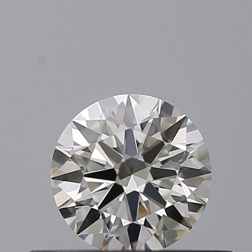 0.37 carat F-VVS2 Excellent cut Natūralus Round Deimantas (1)