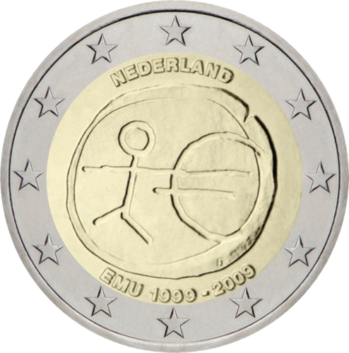 2009 Netherlands EMU 2 euro coin (1)