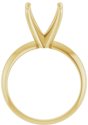 Sužadėtuvių Žiedas „Light Solitaire“ 585 Geltonojo Aukso Round 10.2mm x 10.6mm (2)