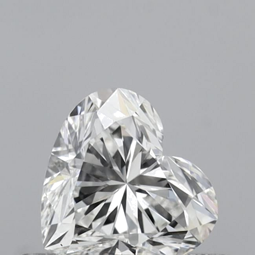 0.43 carat F-VS2 Natūralus Heart Deimantas (1)