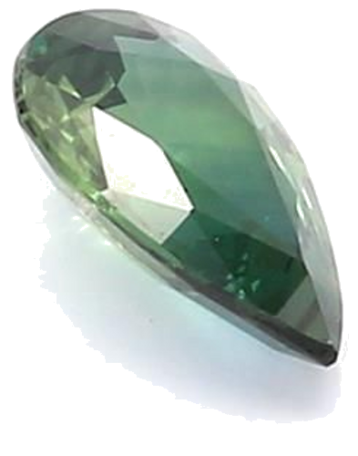 0.66 carat GREEN BRILLIANTSTEP cut Pear Safyras (1)