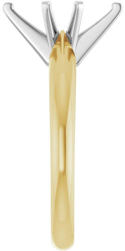 Sužadėtuvių Žiedas „Solitaire“ 14k yellow/white gold Marquise 10.5mm x 5.5mm (4)
