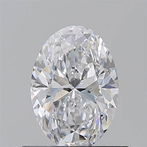 0.7 carat D-SI2 Natūralus Oval Deimantas (1)