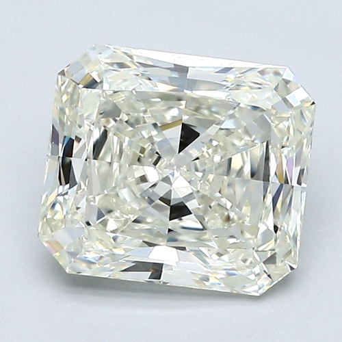 2.29 carat K-VVS1 Natūralus Radiant Deimantas (1)