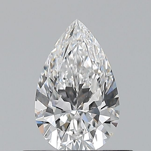 0.5 carat E-VS2 Natūralus Pear Deimantas (1)