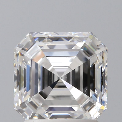2.05 carat E-VS1 Natūralus Asscher Deimantas (1)